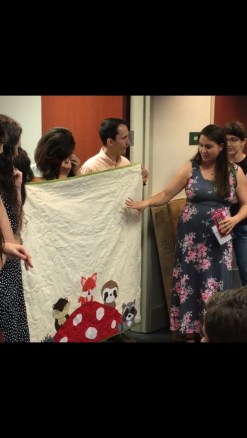 What a fun baby quilt this was to make!