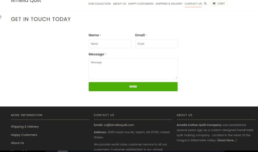 contact us