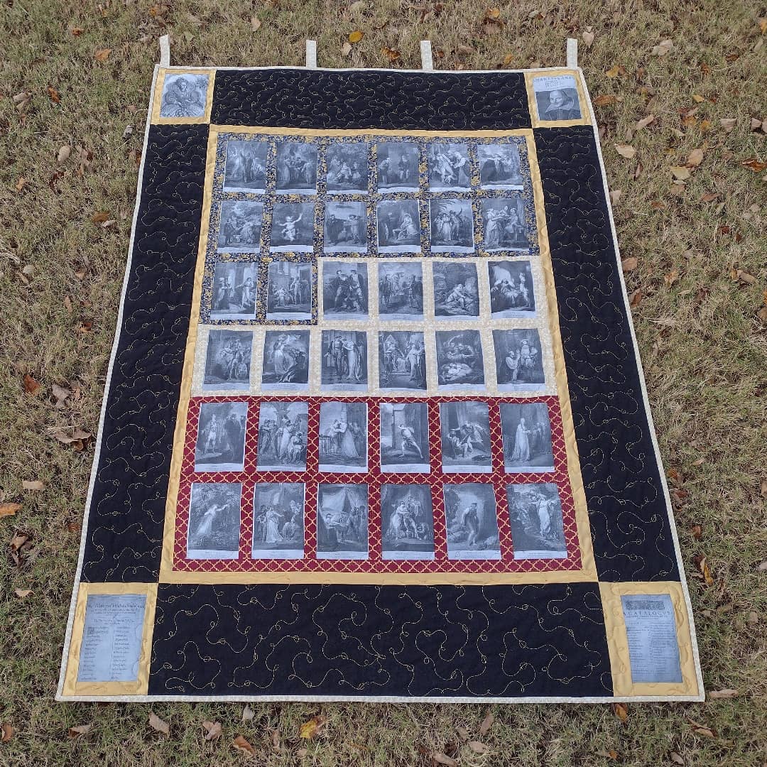 Shakespeare Wall Quilt